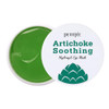 Petitfee Artichoke Soothing Hydrogel Eye Mask 60Ea (30Pairs) - Soothing Eye Patch With Artichoke Mugwort Cabbage Broccoli Extracts Hydrates Under Eye Area Cooling Calming Refreshing Eye Care