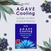 Petitfee Agave Cooling Hydrogel Face Mask 5Ea - Quick Calming Facial Mask With Blue Energy Complex Agave Blueberry Eggplant Caffeine Extracts Moisturizing Soothing Care