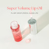 Petitfee Lip Oil Super Volume 0.10 Oz | Plumping Moisturizing Lips Plump Lip Oil With Herbal Ingredients Revitalizing Volumizing Nourishing Lips Non-Sticky Non-Artificial Colors