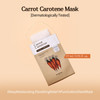 Skinfood 1957 Carrot Carotene Mask10Ea Set - Beta Carotene Carrot Seed Oil Extract For All Skin Type Moisturizing And Soothing For Sensitive Skin Type Redness Relief 9.1Fl.Oz 270Ml