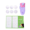 Sonew Nail Art Pattern Printer Professional Nail Art Diy Pattern Printing Machine Stamper Nail Printer Manicure Tools With 6Pcs Stainless Steel Printed Templates