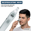 Wahl Men S Nose Hair Trimmer For Eyebrows Neckline Nose & Ear Hair Precision Detail Trimming With Interchangeable Heads Battery Included - Model 5545-400