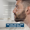 Wahl Battery Nose Ear & Eyebrow Wet/Dry Personal Nose Hair Trimmer For Men And Women - Model 5567-2701