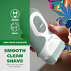 Be Radiant By Wahl Smooth Shave An Electric Shaver For Women Dual Foil Shaver Head With Long Hair Trimmer Bar Cordless Battery Operated For Smooth Legs & Underarms - Model 3028462
