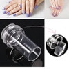 Yosoo Nail Art Stamp Kit Diy Manicure Print Tools Clear Jelly Soft Stamper For Nail Design Stamper Set Professional Nail Art Tools