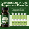 Serene Herbs 17-in-1 Sea Moss Capsules with Irish Seamoss Black Seed Oil Ashwagandha Turmeric & Bladderwrack - Advanced Immunity Energy & Gut Support - Natural Herbal Supplement - 60 Count