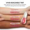 Ootd Flrt Peptide Lip Oil Tinted Glaze High-Pigment Hydrating Korean Lip Oil Gloss With Peptides Non-Sticky Dewy Shine Heart-Shaped Cap 3G 03 (Cherry Melt)