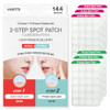 Ootd Caredermthin 2-Step Spot Patch (144 Dots) - Korean Skincare Patch Set For Targeted Blemish Care Pre & Post Care