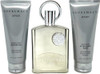 Afnan Supremacy Silver 3-Piece Set For Men (3.4 Oz Eau De Parfum Spray + Oz Body Lotion + Shower Gel)