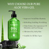 Aloderma Aloe Vera Gels 2 Pieces - 500G Aloe Vera Gel 300G Aloe Vera Gel