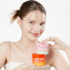 Aprilskin Double Cleansing Duo With Pore Brush: Aprilskin Carrotene Ipmp Hydromelt Cleansing Balm Pink Aloe Facial Polish Cleanser And Pore Caring Facial Silicone Brush