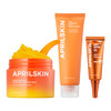Aprilskin Double Cleansing & Trouble Care Set: Carrotene Ipmp Hydromelt Cleansing Balm Carrotene Clarifying Foam Cleanser & Carrotene Ipmp Clearing Solution