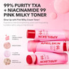 Aprilskin Txa Pink Overnight Skincare Duo: Txa Niacinamide 99 Pink Milky Toner And Txa Niacinamide 99 Overnight Wrapping Mask