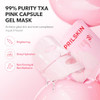 Aprilskin Txa Pink Capsule Gel Mask Overnight Face Mask For Glass Glow Skin I 99% High-Purity Tranexamic Acid 3 For Uneven Skin Tone I Elasticity Hydrating And Firming I Korean Skincare I 30G X 4Ea