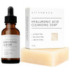 Asterwood Bakuchiol Serum 1 Oz + Hyaluronic Acid Cleansing Face Soap 3.5 Oz