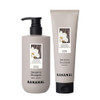 Bananal Intensive Repair Shampoo & Treatment Set Protein Complex + Biotin + Peptides Strengthening Hair & Scalp Care For Damaged Or Thinning Hair Paraben/Silicone- Korean Hair Care Duo