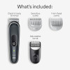 Braun Body Groomer 5 For Men Bg5340 Manscaping Tool Skinshield Technology Sensitive Comb Lifetime Sharp Metal Blade Body Groomer For Men Gray/White