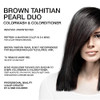 Celeb Luxury Gem Lites Duo Color Depositing Colorwash Shampoo & Conditioner Set + Bondfix Bond Rebuilder Semi Permanent Hair Color Vegan Hair Dye Brown Tahitian Pearl
