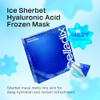 Celladix Hyaluronic Frozen Sherbet Mask 95% Pure Hyaluronic Acid With Niacinamide & Aha Instant Cooling For Morning Depuff Hydration Lifting & Pore Refining Korean Skincare 9 Pods 4.22 Fl Oz