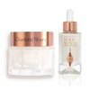 Charlotte Tilbury Magic Cream Face Moisturizer & Magic Serum Crystal Elixir Bundle - Firming & Hydrating Skincare Duo With Vitamin C Peptides & Hyaluronic Acid (2 Piece Set)