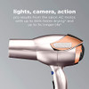 Infinitipro By Conair Hair Dryer With Diffuser Volume And Shine Pro Ac Motor Blow Dryer Includes Diffuser And Concentrator Rose Gold