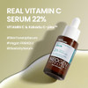 Dermalogy By Neogen Real Vitamin C Serum 1.12 Oz (32G) - Brightening Revitalizing Serum With 22% Pure Ascorbic Acid Ferulic Acid Zinc And Niacinamide - Korean Skin Care