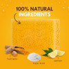 Dr. Melanin Organic Kojic Acid Turmeric Soap For Dark Spots Hyper-Pigmentation Corrector Face And Body Brightening Bar - Natural Lemongrass Cleansing Wash