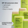 Dr.Jart+ Every Sun Day Invisible Korean Priming Sunscreen Stick Spf 40 With Hyaluronic Acid Glides Over Makeup Korean Skincare Travel Size 0.67 Ounce
