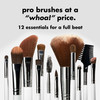 E.L.F. Professional Set Of 12 Makeup Brushes Pro-Worthy Makeup Brushes For A Flawless Full-Face Application Vegan & Cruelty-