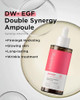 Easydew Dw-Egf Peptide Double Synergy Ampoule - Intensive Moisturizing Face Serum With Hyaluronic Acid Ceramide Bakuchiol - Firming Moisture Glow Skin For Rough Skin 1.69 Fl.Oz