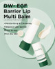 Easydew Barrier Lip & Multi Balm Hydrating And Soothing Multi-Care Stick For Lips Face Neck And Body - Egf Peptide Hyaluronic Acid Elastin Collagen Panthenol - All In One Moisturizer 0.34 Oz
