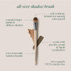Ecotools All Over Eye Brush Fluffy Eyeshadow Brush For Blending Lid & Crease Color Soft Synthetic Bristles For Everyday Eye Makeup Sustainable Vegan & Cruelty- 1 Count