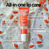 Equalrxn Goji Ectoin Recovery Lip Balm - Hydrating Moisture Oil Formula With Papaya Enzyme For Dry Chapped Lips Barrier & Skin Patches