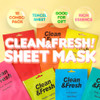Eunyul Clean & Fresh Sheet Mask Set Pack Of 10 0.74 Fl Oz Each Korean Facial Sheet Masks Variety Pack For Daily Skincare
