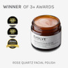 Evolve Organic Beauty - Natural Rose Quartz Facial Polish Small-Batch Vegan Clean Beauty (2 Oz 60 Ml) Packaging May Vary