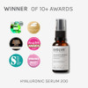 Evolve Organic Beauty - Natural Hyaluronic Acid 200 Serum Weightless Oil- Hydrates Plumps Pomegranate Extract Rosewater Small-Batch Vegan Clean Beauty (1 Fl Oz 30 Ml) Package May Vary