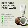 Genabelle Phytology 17 Perfect Cleansing Foam Skin-Soothing Gentle Coconut-Derived Cleanser Luxurious Rich Foam For Deep Pore Cleansing & Soothing Sensitive Skin