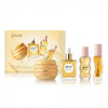 Gisou Glow All The Way Hair & Lip Set: Lip Oil Hair Mask Oil & Perfume