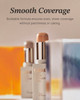 Glint Sheer Bronzer Stick (Caramel 0.24Oz) - Creamy Buildable Blendable Formula For Natural Contour Long-Lasting Smooth Versatile Use. Korean Makeup. Nose Face Cheeks