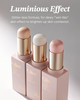 Glint Stick Highlighter (Rosy Moon 0.24Oz) - Multi-Use Illuminator Stick Buildable & Blendable For Long-Lasting Natural Glow. Korean Makeup. Eyes Cheeks Nose Lips