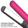 Hot Tools Pro Artist Titanium Digital Flat Iron One Pass Micro Shine Styles (1 In)