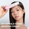 House Of Hur 3X Capsule Hydro Booster Cream 3-In-1 Hydrating Gel Cream + Primer 8 Types Hyaluronic Acid Hibiscus Collagen Thyme + Green Tea Non-Greasy Korean Skincare 1.69 Fl Oz (50 Ml)