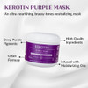 K Kerotin Kerotin Purple Hair Mask - Ultra Nourishing And Moisturizing Mask For Blondes And Silver Hair Removes Brassy Tones And Deeply Moisturizes - Of Parabens & Sulfates