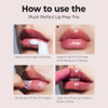 Laka Plush Perfect Lip Prep Trio (Soothing Prep Lip Mask & Fruity Lip Glotioner 2Pc) & Stain Lip Liner 02 Suede Pink