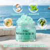 Liillya Exfoliating Foot & Body Scrub With Tea Tree Oil & Peppermint Oil Natural Foot Exfoliator For Smooth Heels & Callus Removal Exfoliating Scrub For Dry Skin Cleansing Moisturizing 300G