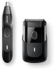 Manscaped The Handyman Travel Duo Includes Weed Whacker 2.0 Nose & Ear Trimmer And Portable Men S Compact Electric Foil Face Shaver With Long-Hair Leveler & Foil Blades