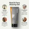 Manscaped Power Shave Gel Men's Soothing Head & Face Shaving Gel With Witch Hazel & Gentle Liquid Exfoliants To Help Defend Against Irritation Ingrown Hairs & Razor Bumps 6 Fl Oz