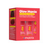 Matrix Glow Mania Mini Trial Kit - Enhances Shine And Moisturizes Preserves And Protects Color Vibrancy For Dull And Color-Treated Hair Sulfate- With Glycolic Acid & Rosehip Oil