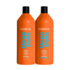 Matrix Mega Sleek Shampoo And Conditioner Set - Smoothing And Moisturizing Anti-Frizz Detangling For All Dry Damaged & Frizzy Hair Types Nourishes With Shea Butter Vegan