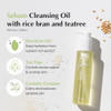 Midha Sebum Cleansing Oil With Rice Bran & Tea Tree5.07Fl.Oz/150Ml Gentle Makeup Remover Hydrating Lightweight Plant-Based Tea Tree Sebum Control Moisturising First-Step Cleanser